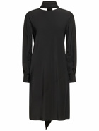 HELMUT LANG Reversible Scarf Silk Midi Dress