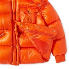 Moncler Men's Lametin Down Jacket in Orange
