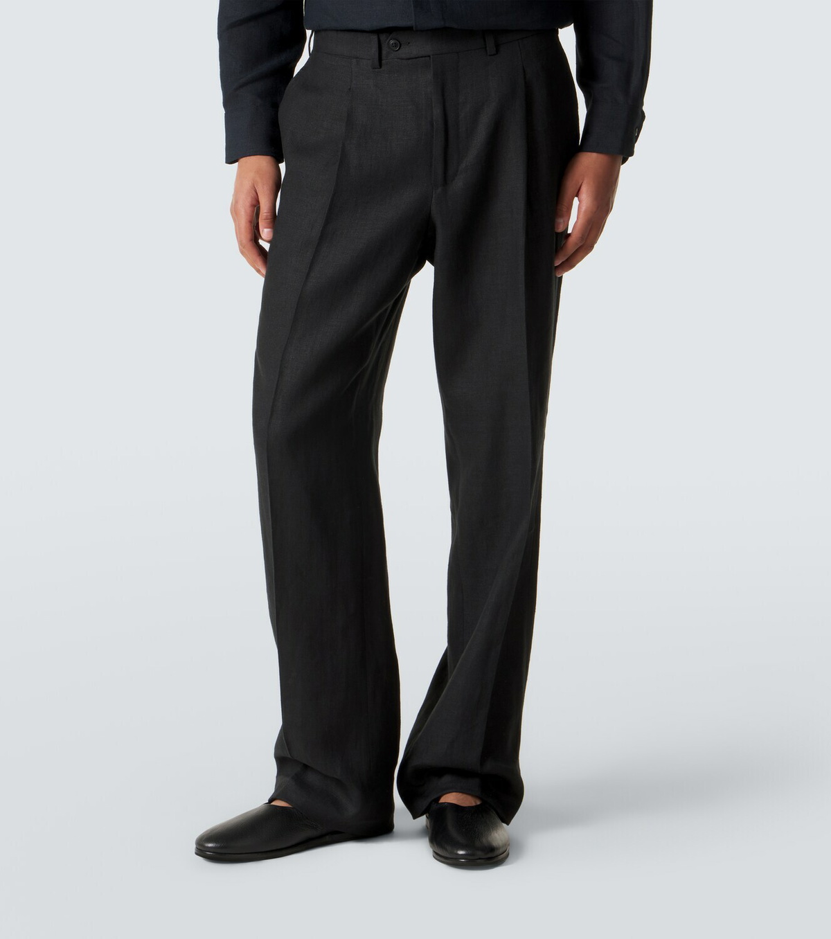 Saman Amel Double-breasted linen suit