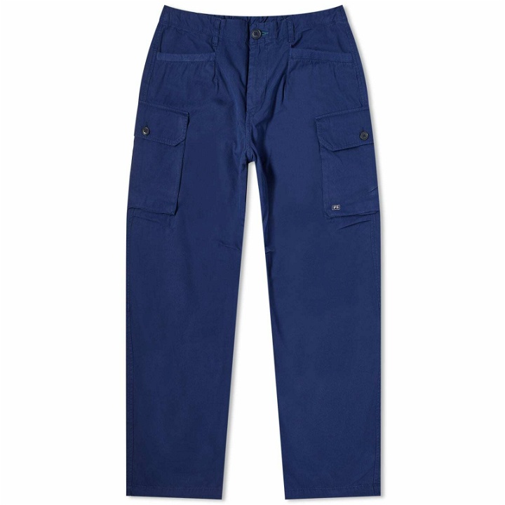 Photo: Paul Smith Men's Loose Fit Cargo Pants in Navy Blue