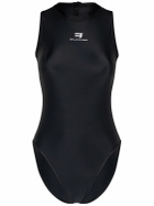 BALENCIAGA Racing Print Spandex One Piece Swimsuit