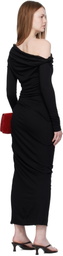 Paris Georgia Black Elemental Manahou Maxi Dress