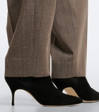 Manolo Blahnik Dildi suede ankle boots