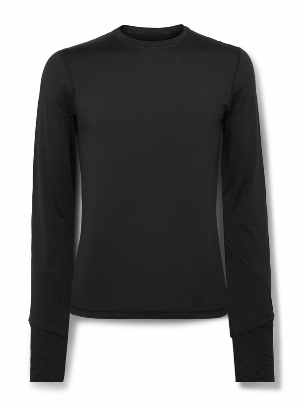 Photo: Aztech Mountain - Next To Skin Logo-Appliquéd Stretch-Jersey Ski Base Layer - Black