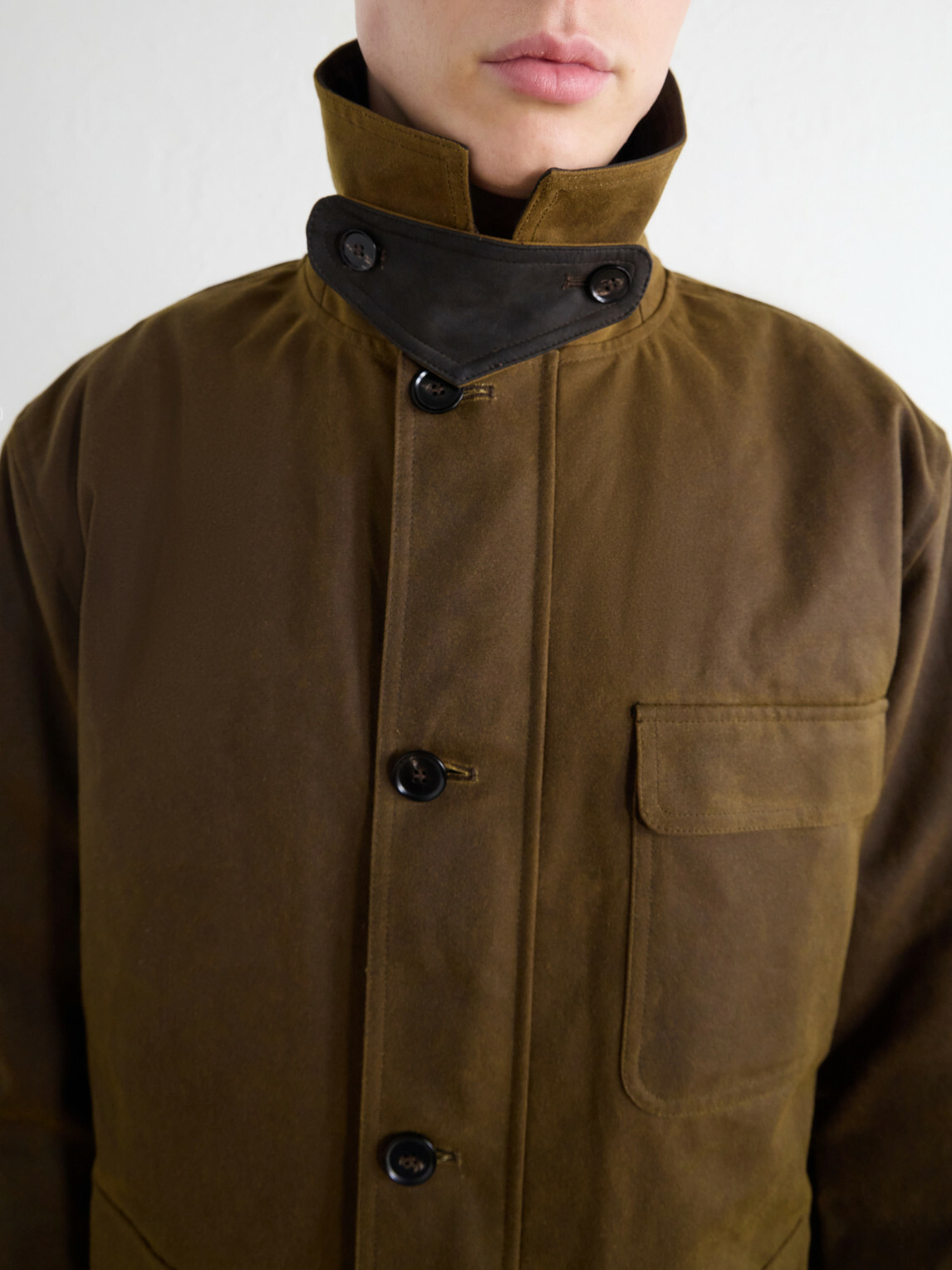 N.PEAL - Waxed-Cotton Jacket - Brown