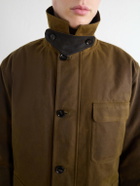 N.PEAL - Waxed-Cotton Jacket - Brown