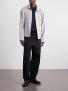 Stone Island - Wide-Leg Cotton Ripstop Cargo Trousers - Black