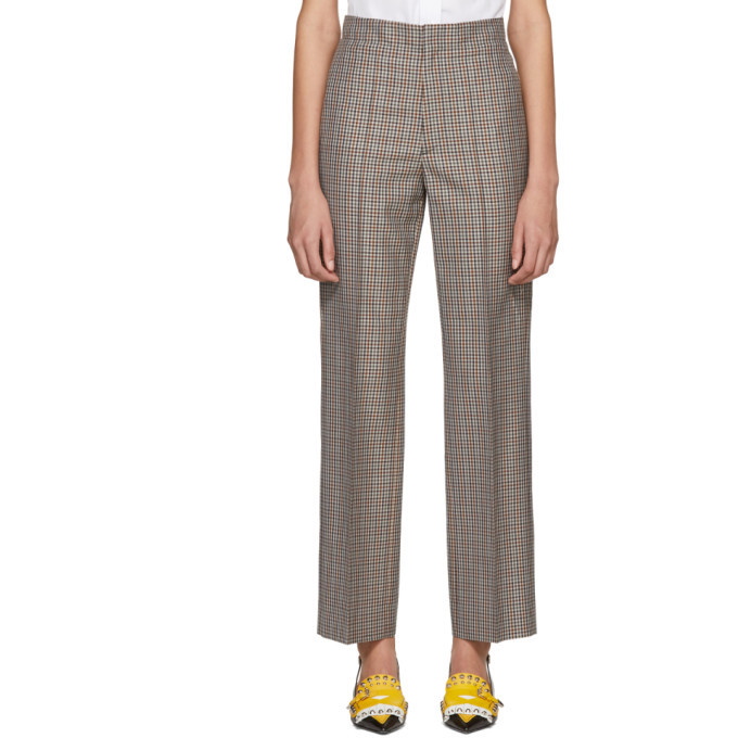 Photo: Maison Margiela Multicolor Micro Check Trousers