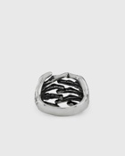 Serge De Nimes Silver Skeleton Hands Ring Silver - Mens - Jewellery