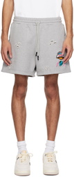 Members of the Rage Gray Distressed Shorts