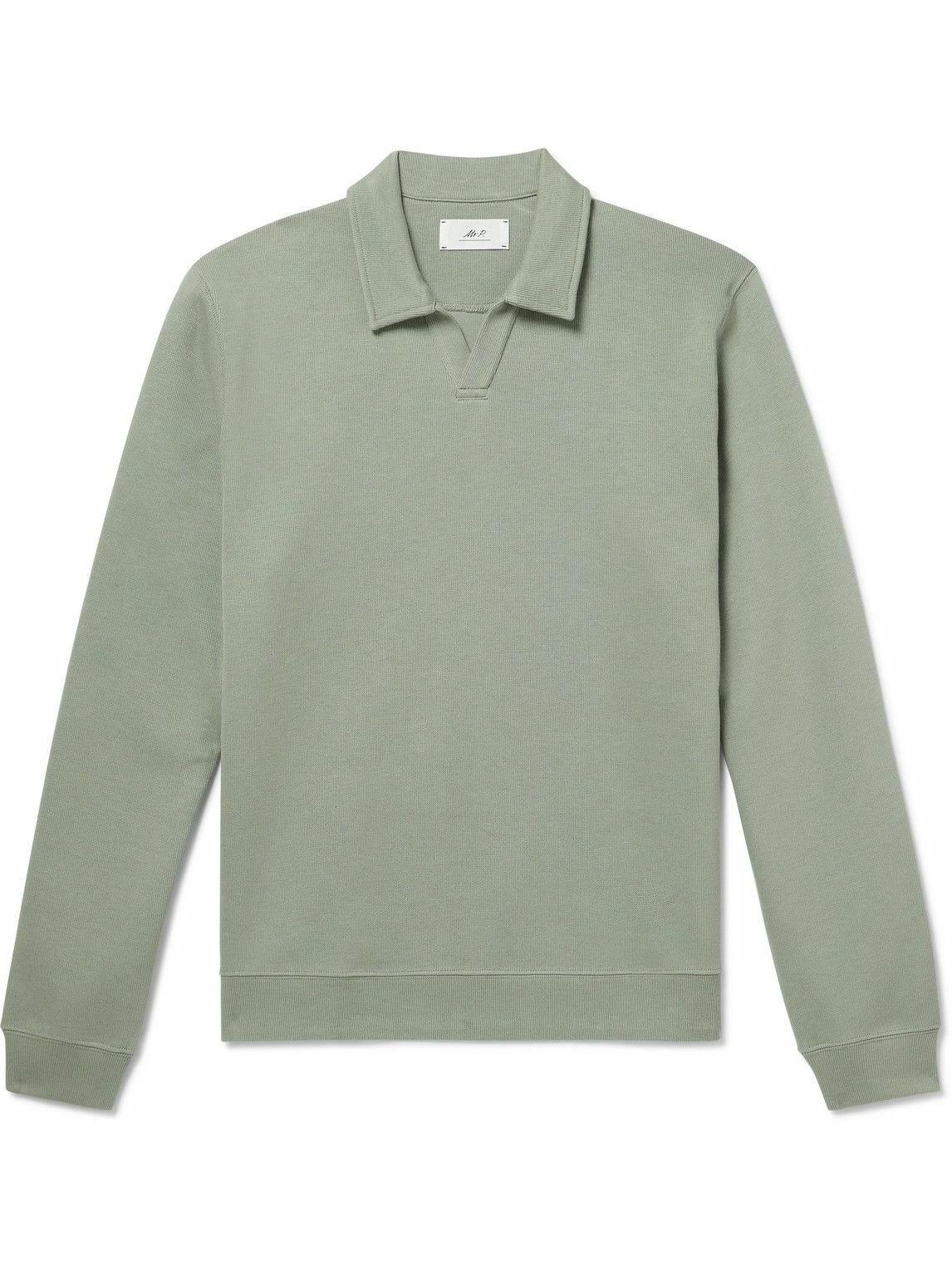 Mr P. - Cotton-Jersey Sweatshirt - Green