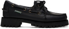 Sebago Black Ranger Moc Soft Loafers