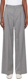 Filippa K Gray Darcey Wool Trousers