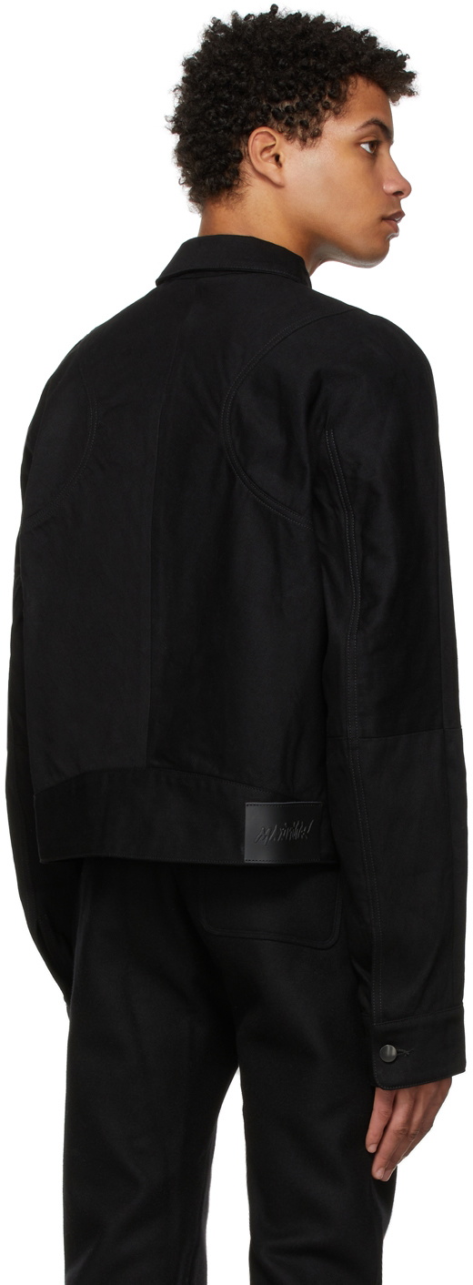 Maximilian Black Denim Logo Jacket