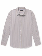 Nili Lotan - Cristobal Striped Cotton-Poplin Shirt - Blue