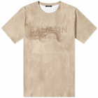 Balmain Men's Desert Oversize T-Shirt in Sand/Mole