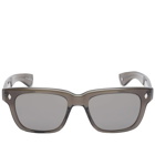 Garrett Leight x Officine Generale Sunglasses in Black/Pure Grey