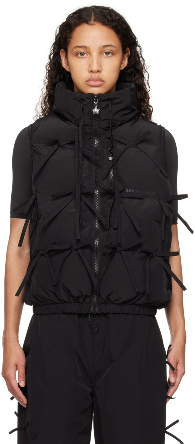 Sandy Liang Black Patro Vest