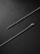 42 Suns - 14-Karat White Gold Laboratory-Grown Emerald Pendant Necklace