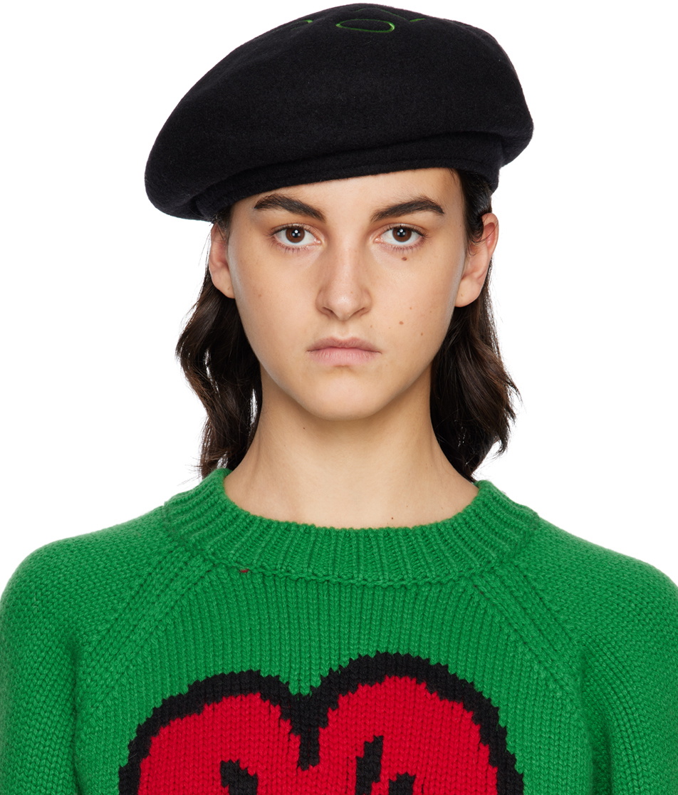 Kenzo Black Kenzo Paris Souvenir Beret