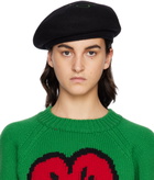 Kenzo Black Kenzo Paris Souvenir Beret