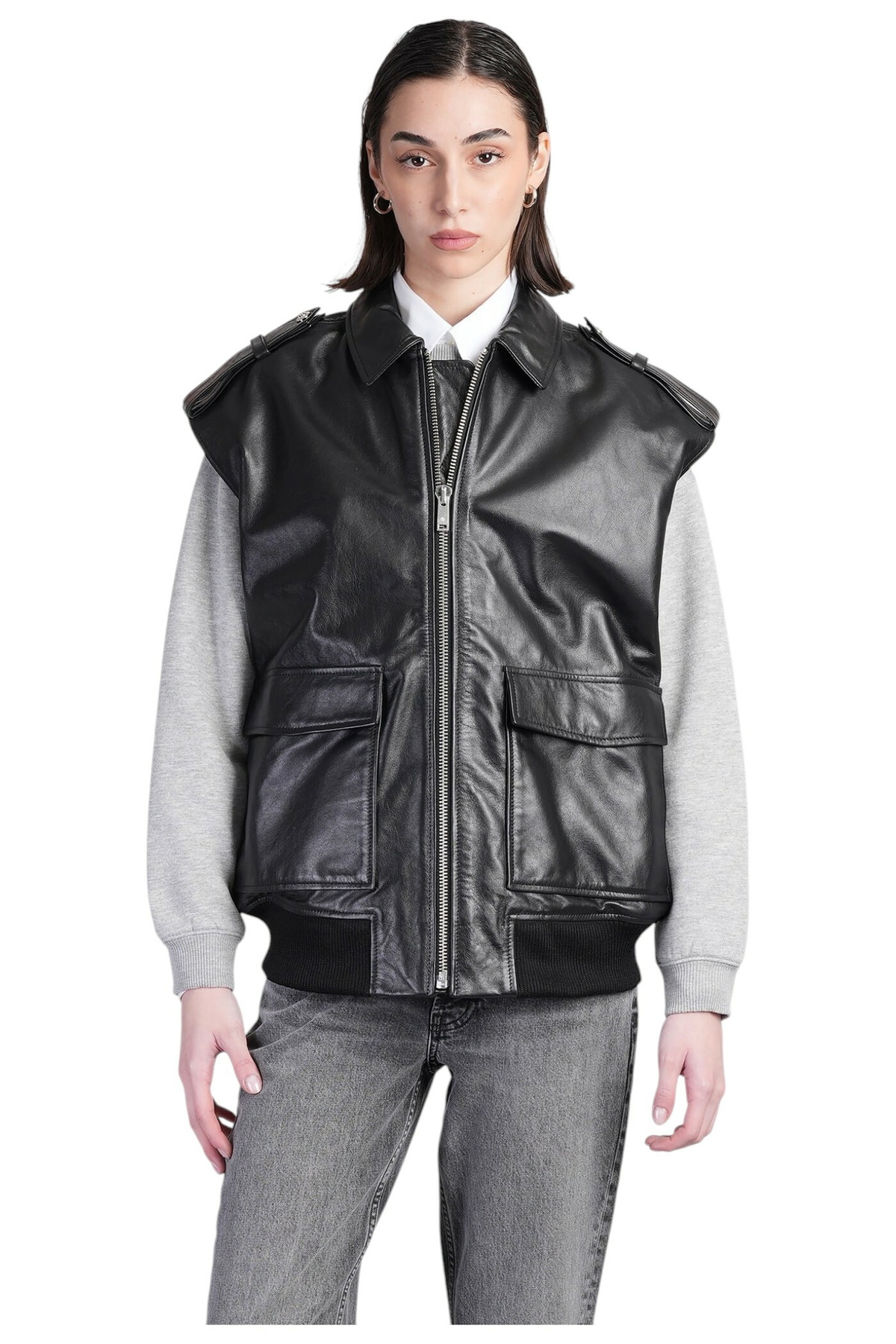 ANINE BING Tan & Black Emerson Jacket ANINE BING