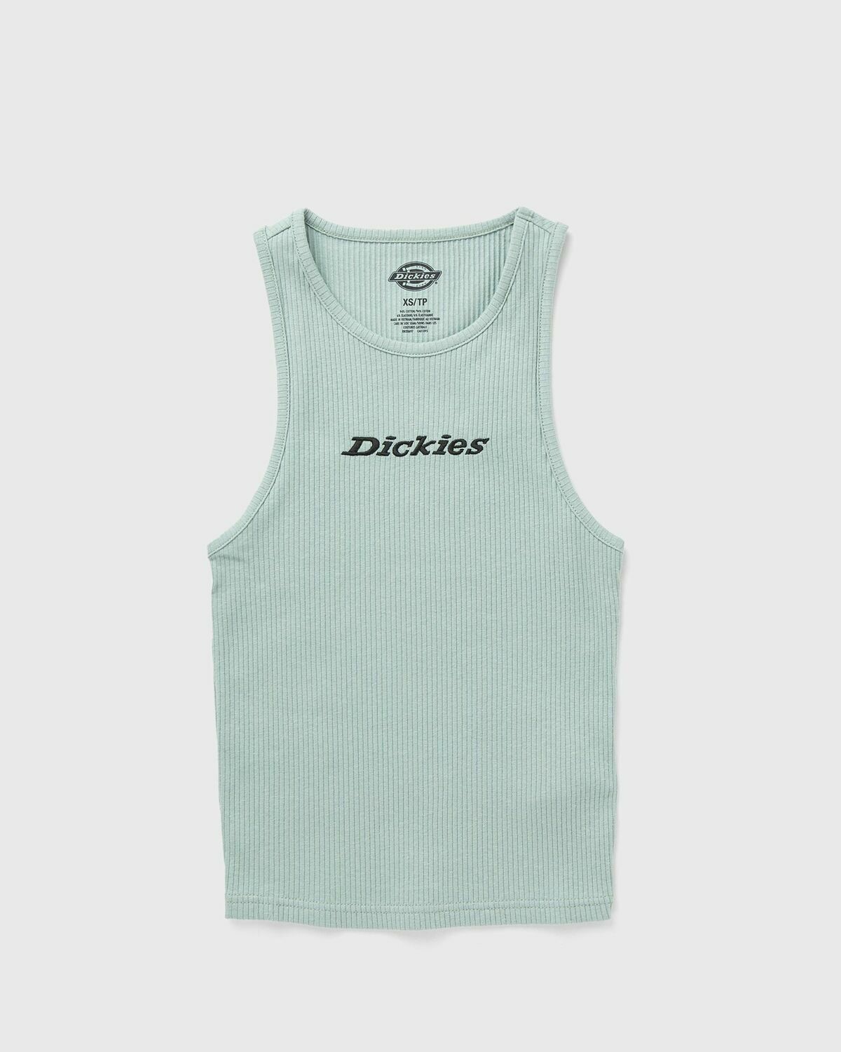 DICKIES RIB TOP Green Womens Tops & Tank