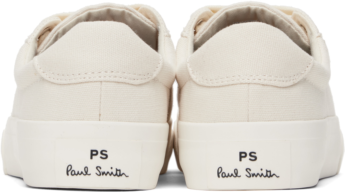 PS by Paul Smith White Canvas Amos Sneakers
