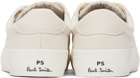 PS by Paul Smith White Canvas Amos Sneakers