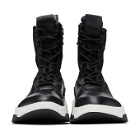 Julius Black Lace-Up Sneaker Boots