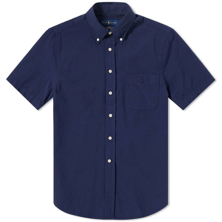 Photo: Polo Ralph Lauren Short Sleeve Seersucker Shirt Blue
