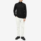 Polo Ralph Lauren Men's Lambswool Half Zip Knit in Polo Black