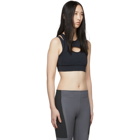 adidas by Stella McCartney Black Triathlon Crop Bra