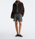 Brunello Cucinelli Wool-blend shorts