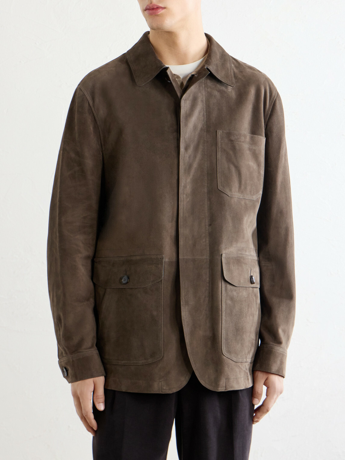 Brioni - Suede Jacket - Brown