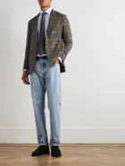 Rubinacci - Prince of Wales Checked Wool Blazer - Green