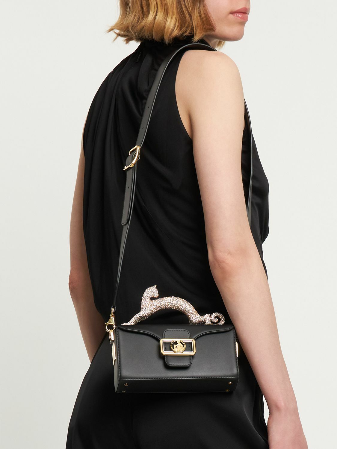 ショルダーバッグ・ポシェット LANVIN NANO PENCIL BOX BAG Nano Pencil Cat Leather Bag | Lanvin