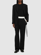 TOVE Femi Tailored Cotton Blend Wide Pants