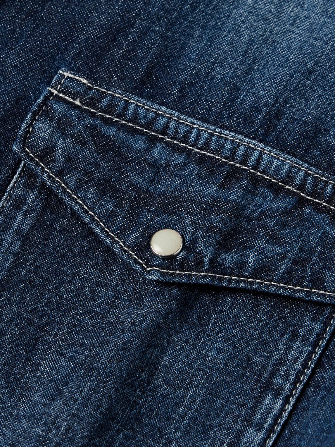 Visvim - Social Sculpture Denim Western Shirt - Blue Visvim