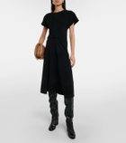 Proenza Schouler Julie draped crêpe midi dress