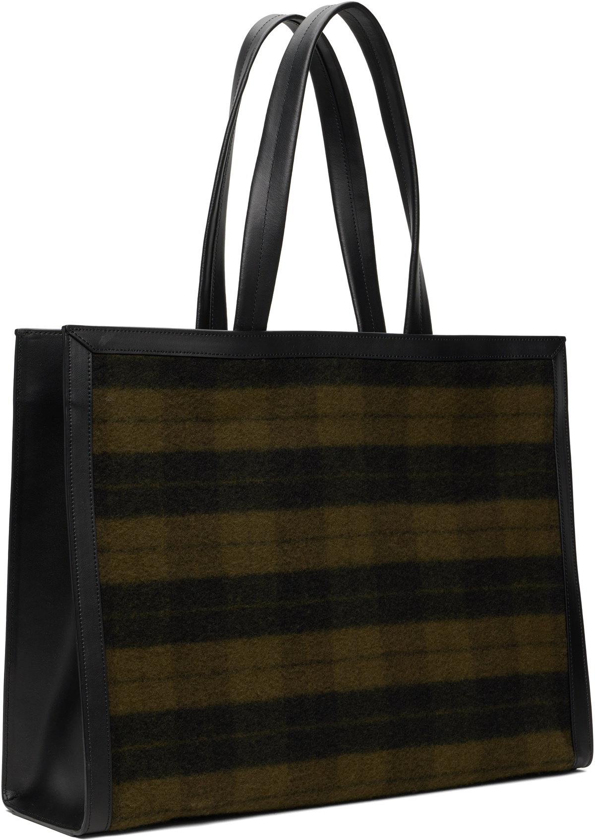 Andersson Bell Black & Green Linus Carryall Tote