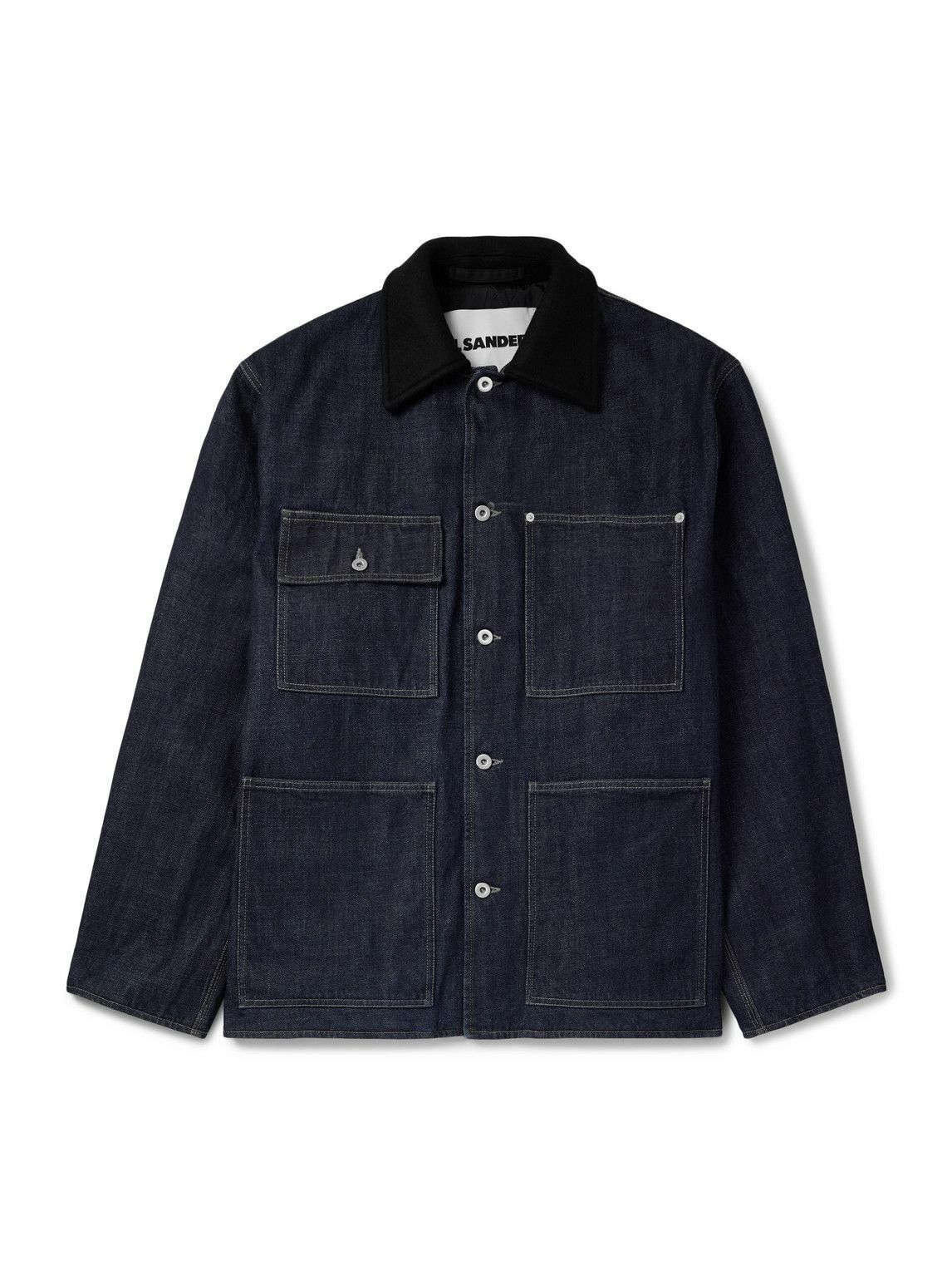 Jil Sander - Leather Shirt Jacket - Black Jil Sander