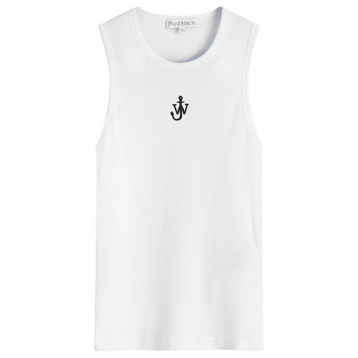Photo: JW Anderson Women's Anchor Embroidery Vest in White