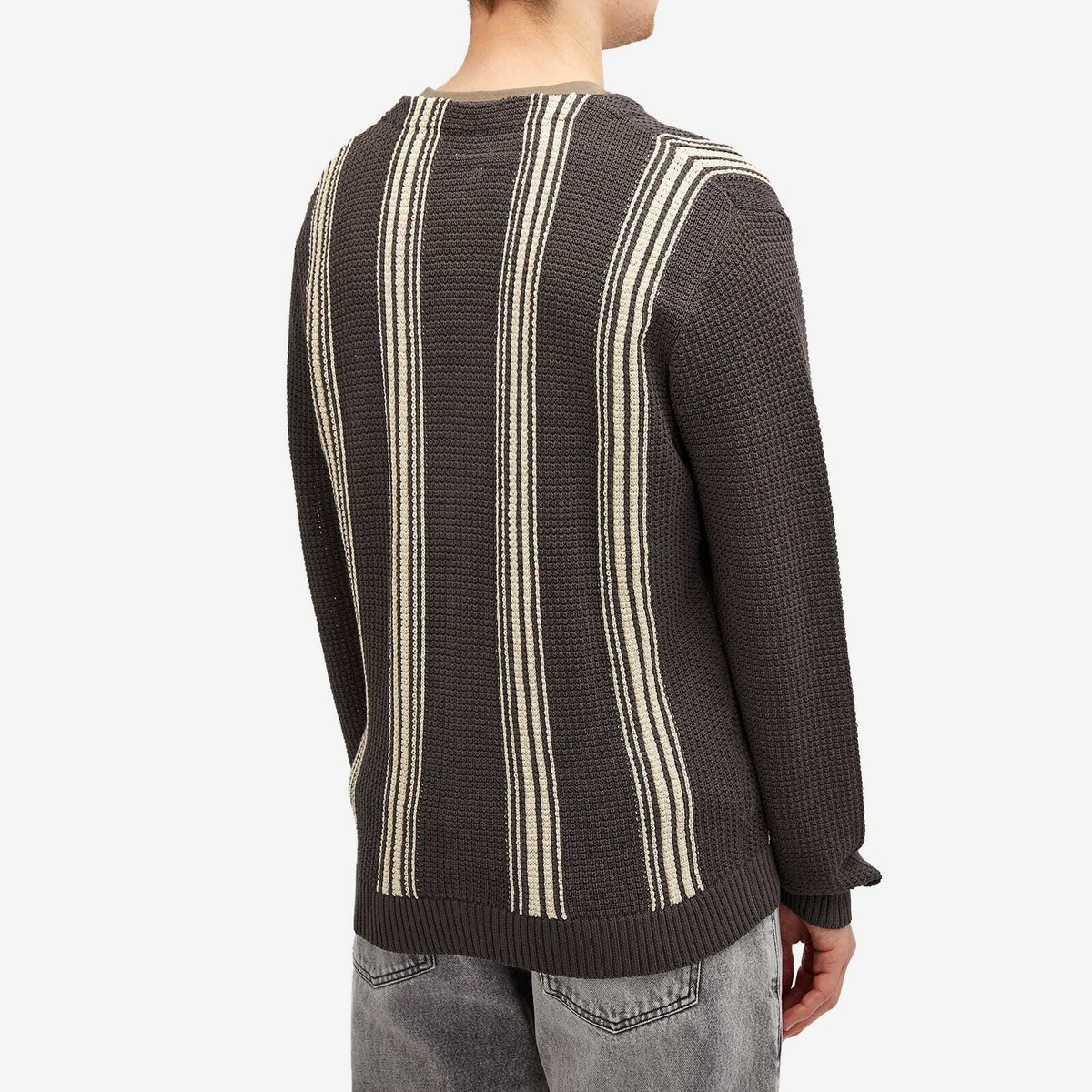 Magic Castles Men's Frank Cardigan in Charcoal Mesh