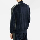 Needles Men's Velour Track Jacket in Navy