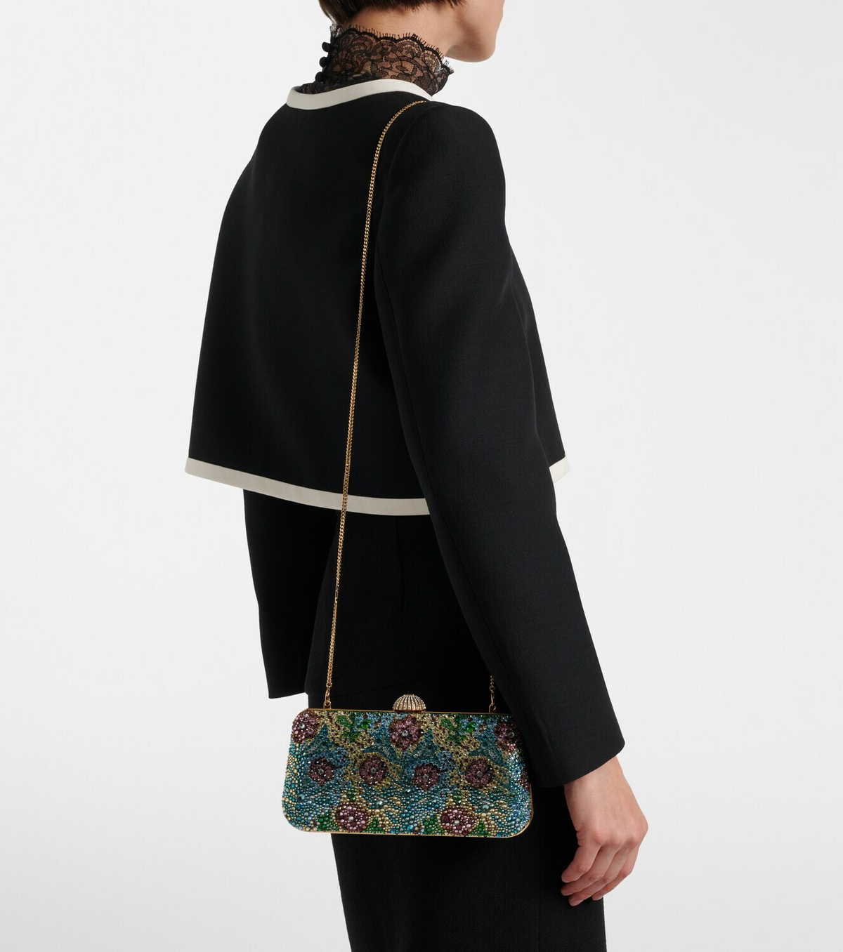 Valentino Garavani Carry Secrets embellished clutch