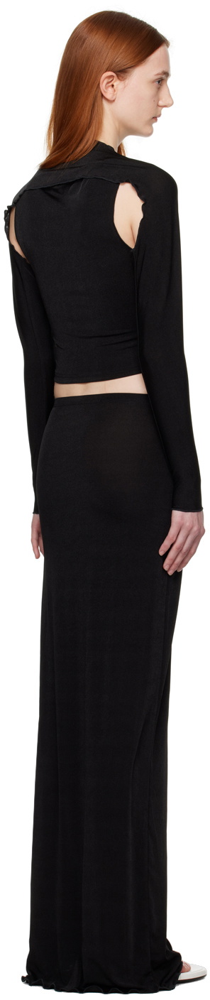 TYRELL SSENSE Exclusive Black Camisole & Midi Skirt Set