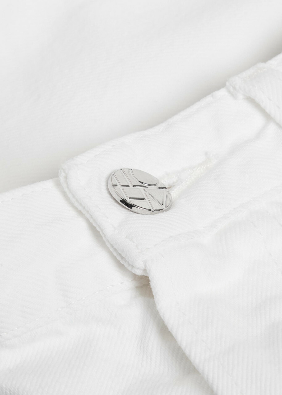 Toteme Classic Cut Straight-leg Jeans Off White