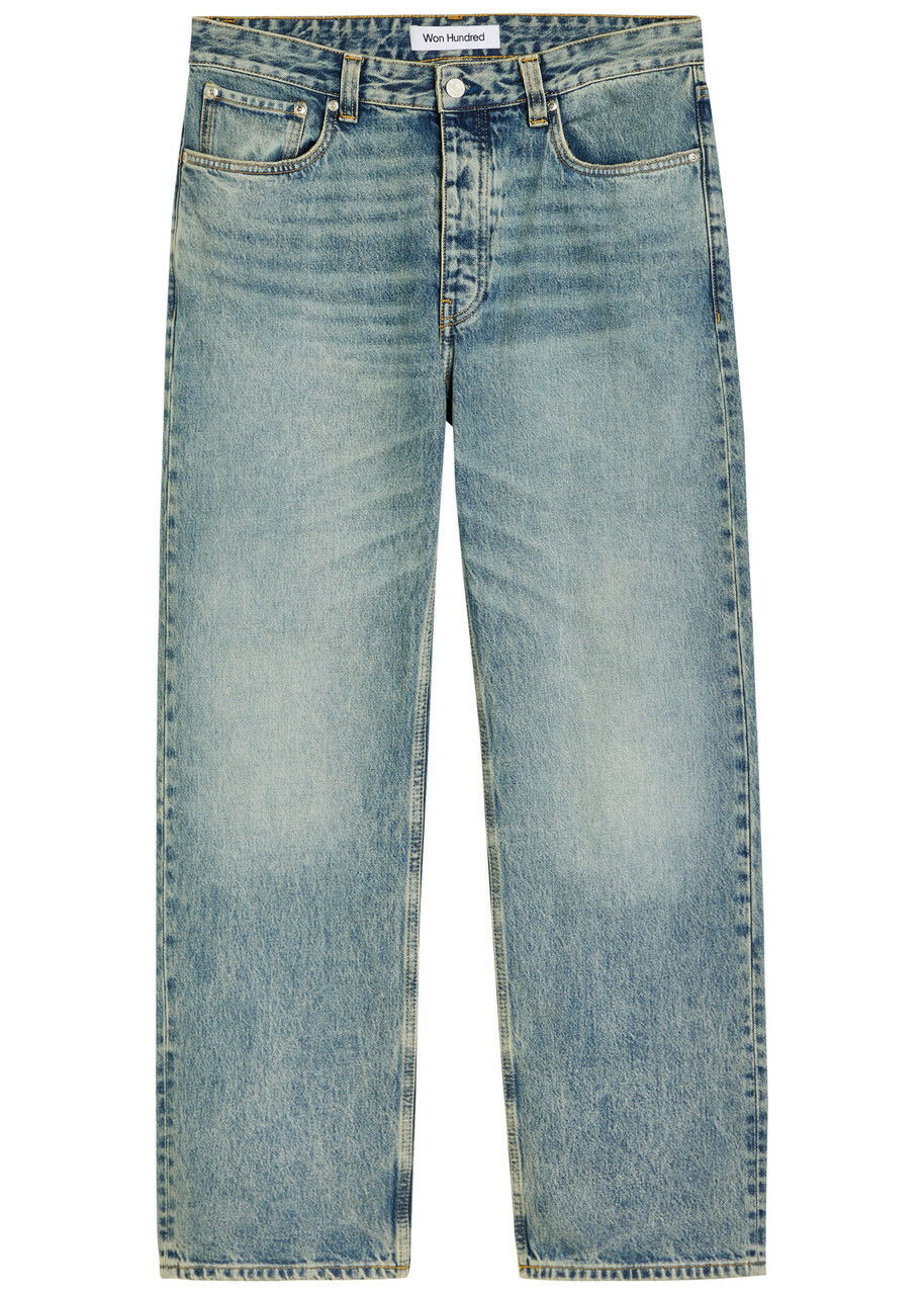 Won Hundred Steve Straight-leg Jeans Light Blue