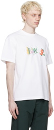 DANCER White Mixed Flowers T-Shirt